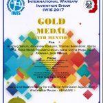 Medalia de aur IWIS 2017