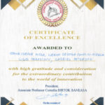 Certificat de excelență – Corneliu Group, 2025